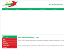 Tablet Screenshot of intendbdcrafts.com
